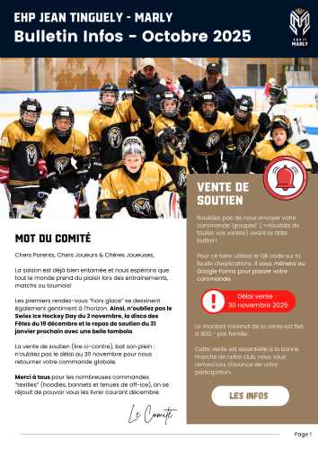 Bulletin Octobre 2025